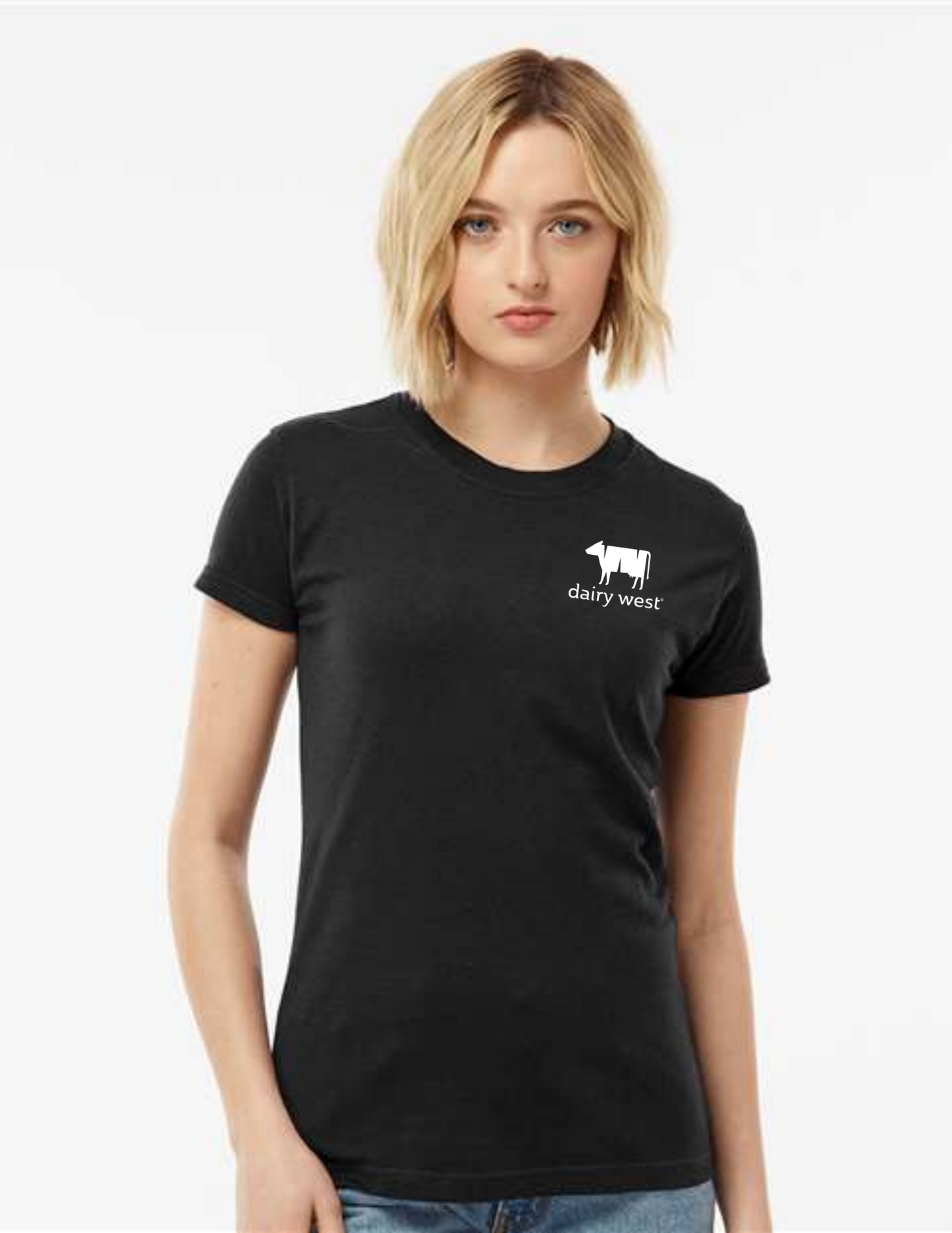 Womens Crew Neck Shirt - Dairy West