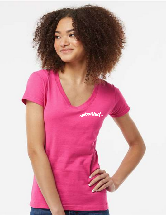 Womens V-Neck Shirt - Unbottled