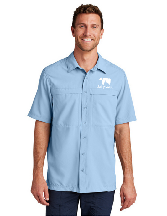 Men's Daybreaks Short Sleeve White Logo